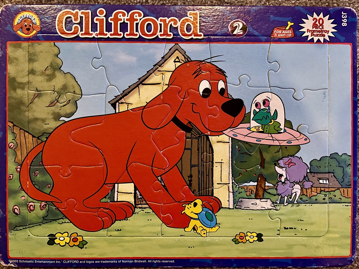 Scholastic Wendys Clifford the Big Red Dog Great Big Puzzle Game